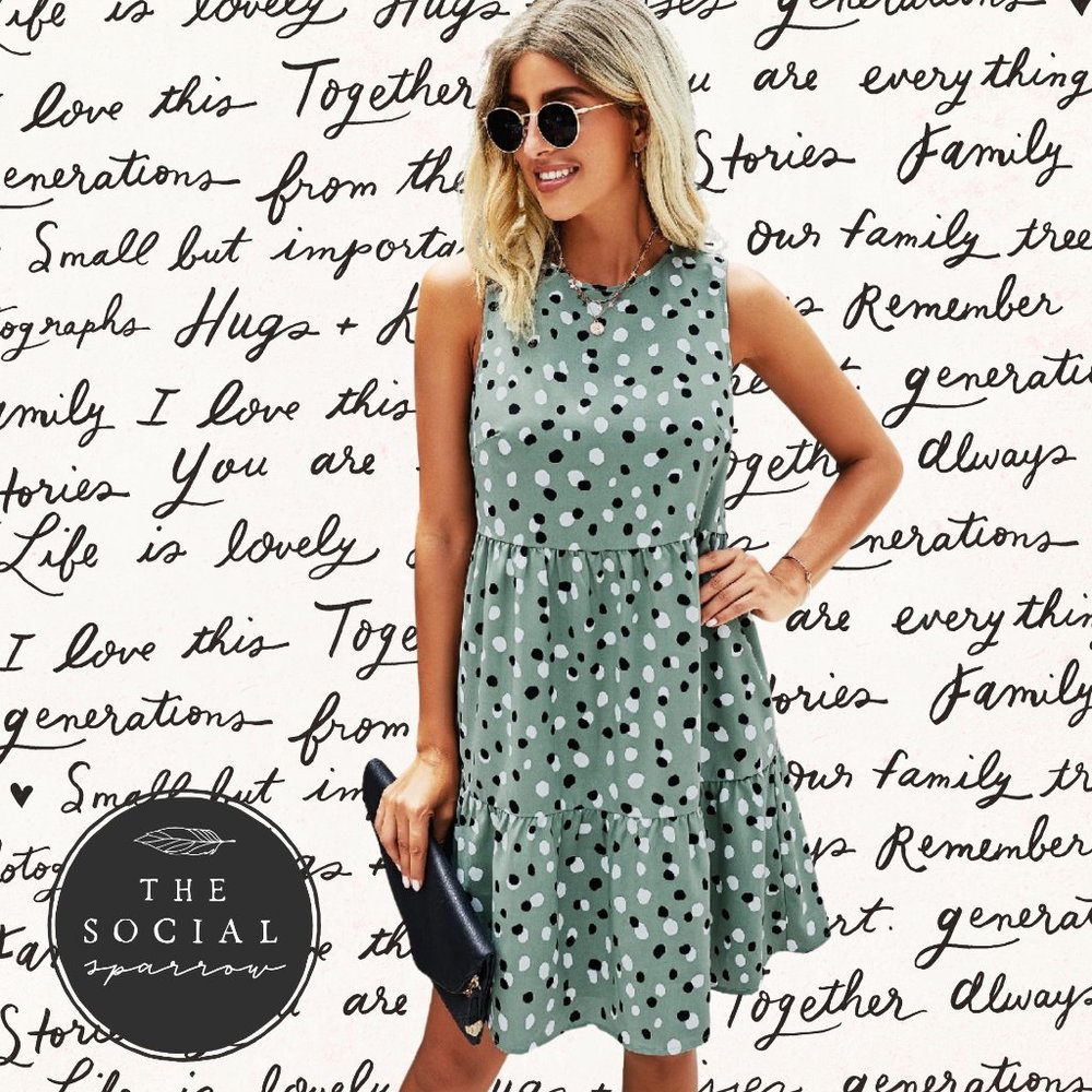 Multi-Color Dot Dress